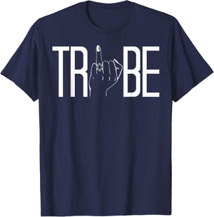 Tribe Ring Finger Wedding Bridal Bachelorette Party Matching T-Shirt - T-Shirt | Navy