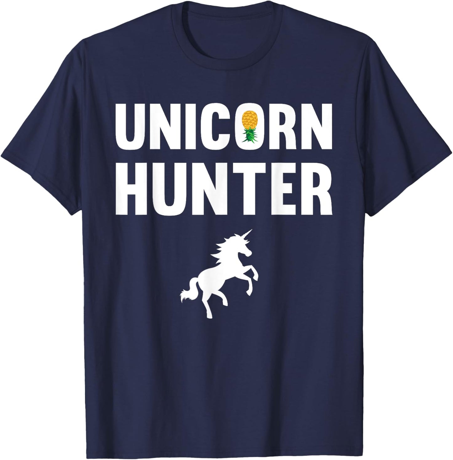 Unicorn Hunter Funny Swingers Polyamory Couple Swinging T-Shirt - T-Shirt | Navy