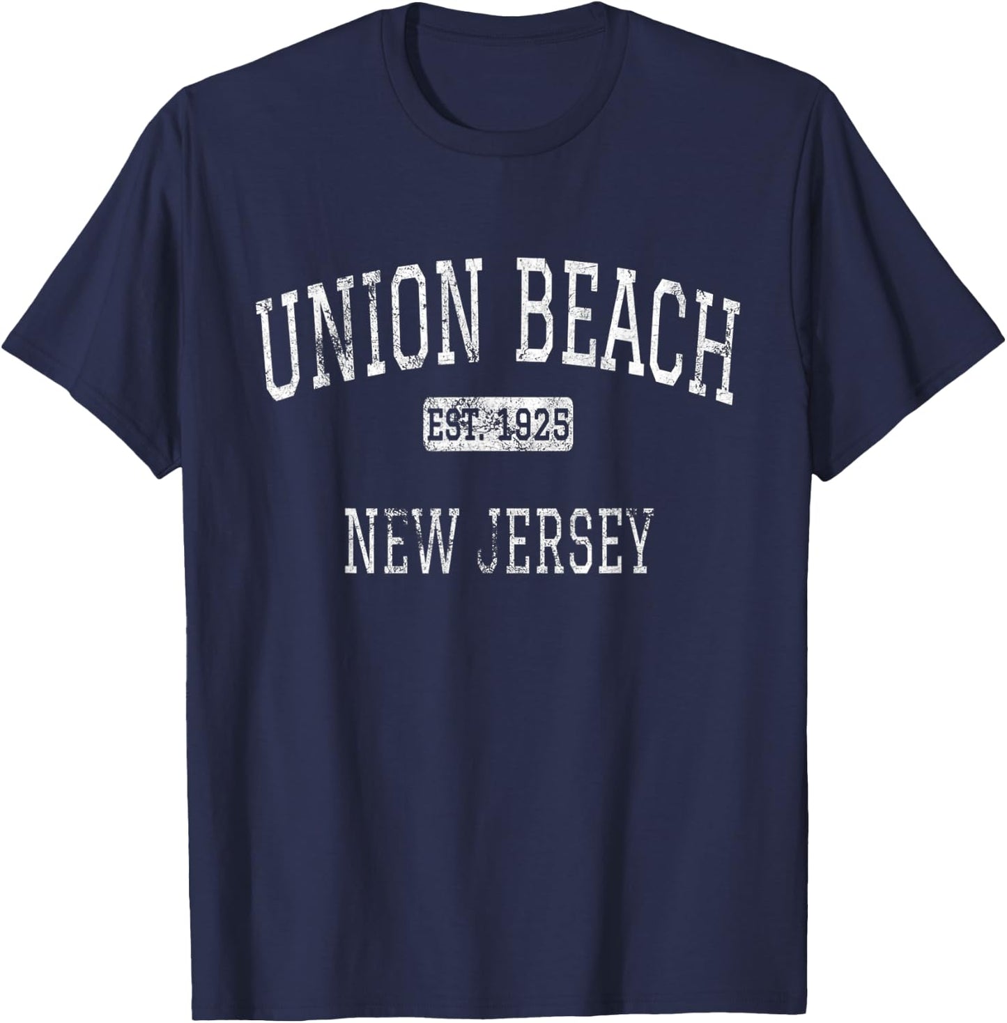Union Beach New Jersey NJ Vintage Men Women Kids T-Shirt - T-Shirt | Navy