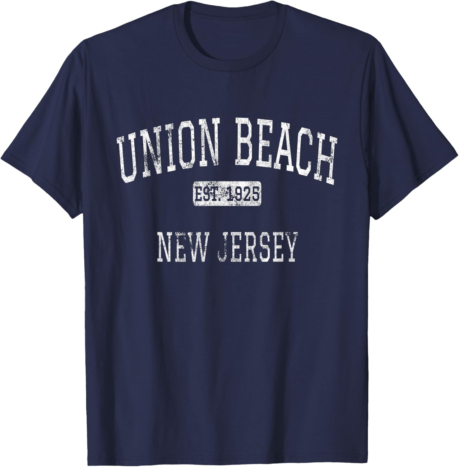 Union Beach New Jersey NJ Vintage Men Women Kids T-Shirt - T-Shirt | Navy