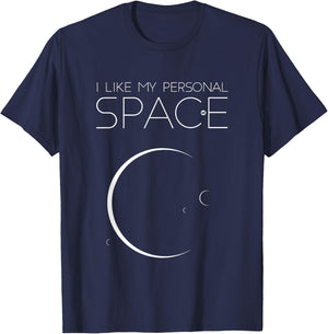I Like My Personal Space - Planets T-Shirt - T-Shirt | Navy