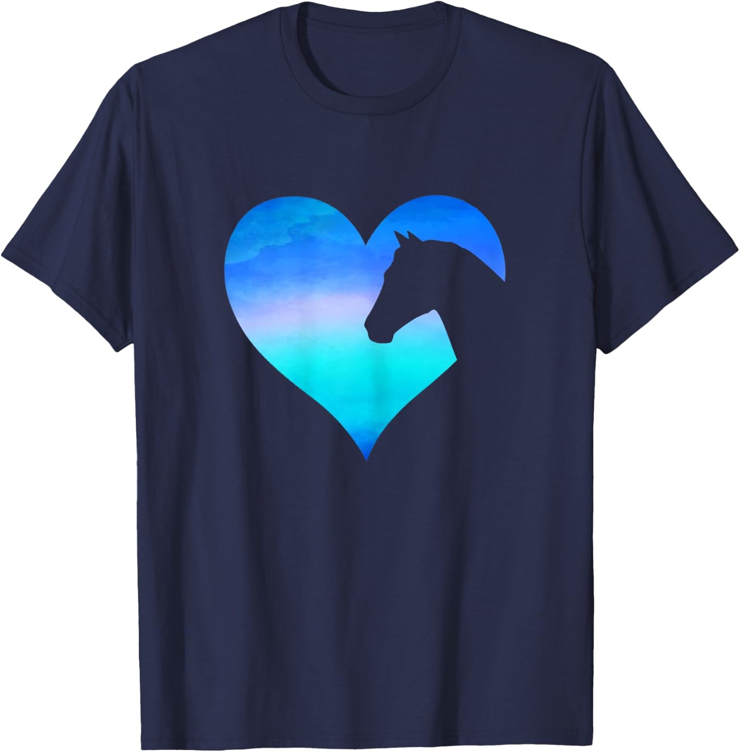 Girls Horse Lover For Boys Youth Women Who Loves Horses T-Shirt - T-Shirt | Navy