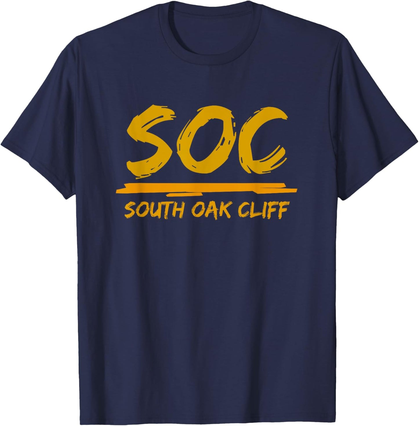 South Oak Cliff SOC Style T-Shirt - T-Shirt | Navy