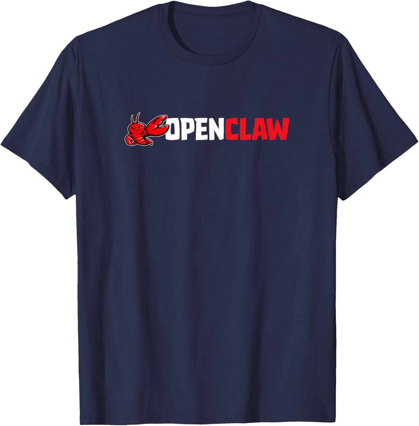 OpenClaw - Autonomous AI Agent and Personal Assistant T-Shirt - T-Shirt | Navy