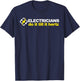 Electricians Do It Till It Hertz T-Shirt - T-Shirt | Navy