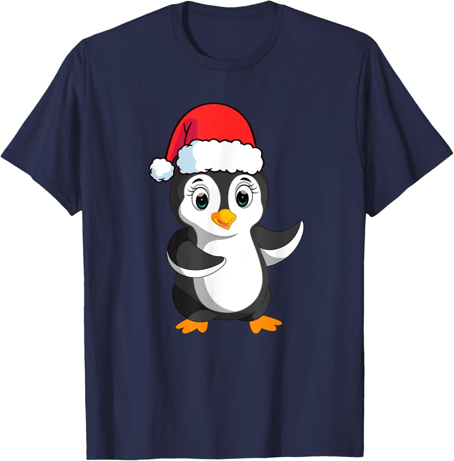 Christmas Penguin Shirt Kids Penguin Christmas Pajamas Women T-Shirt - T-Shirt | Navy