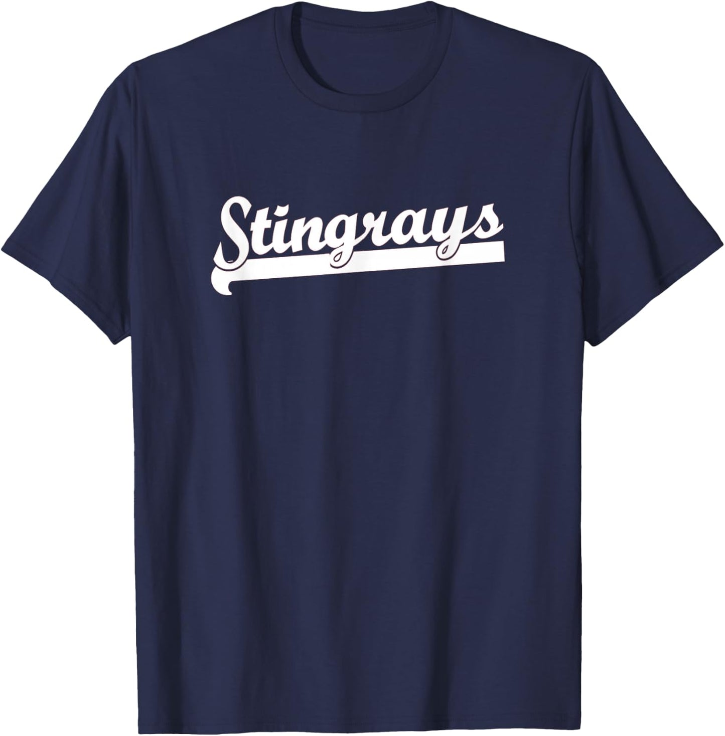 STINGRAYS Swimming Basketball Soccer T-Ball Football Team T-Shirt - T-Shirt | Navy