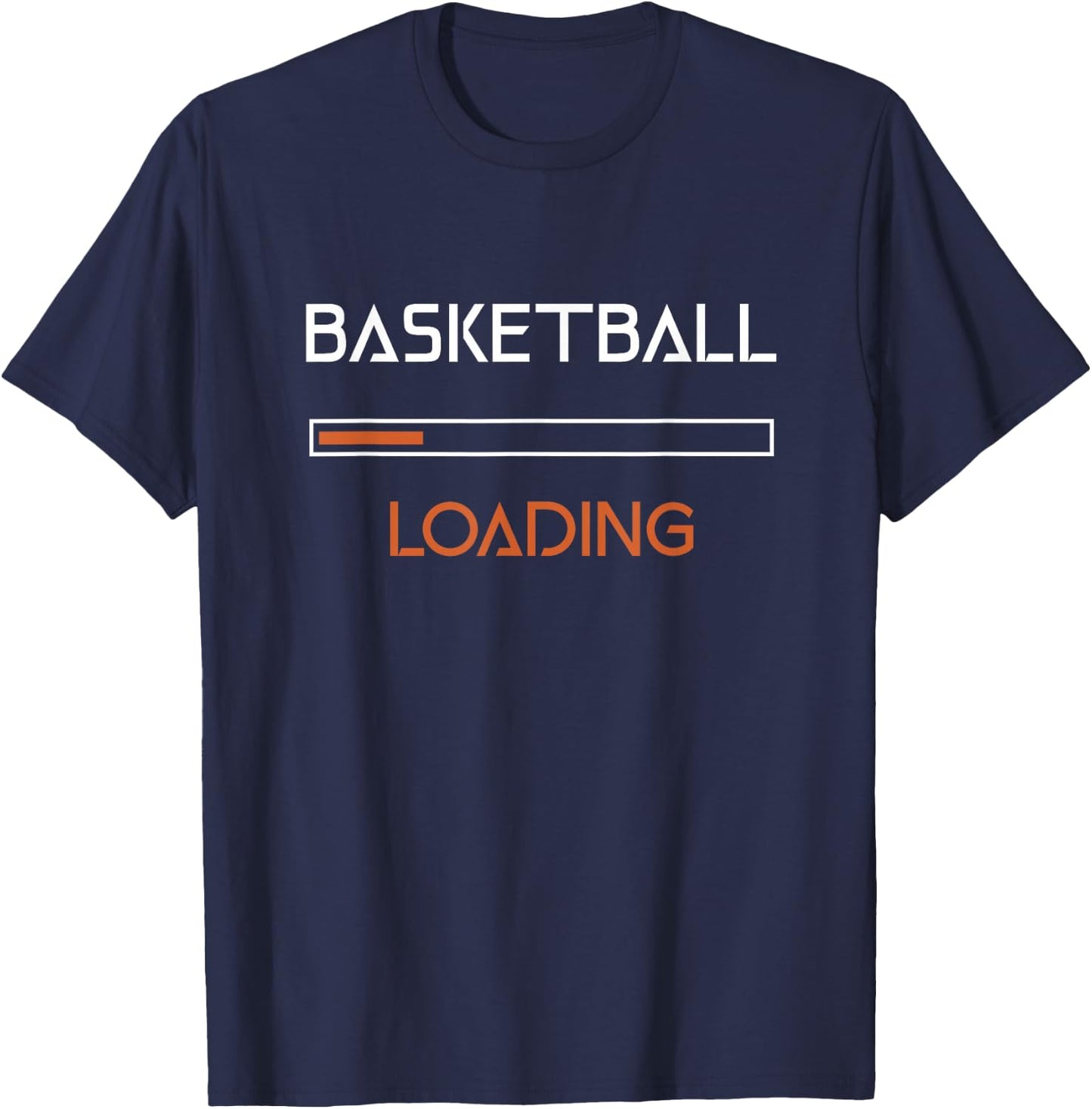 Basketball Loading Design For Funny Basketballs T-Shirt - T-Shirt | Navy