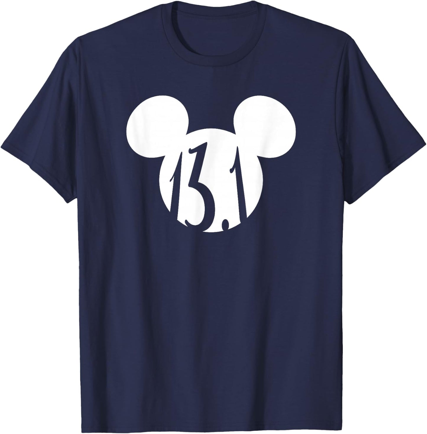 Disney Mickey Mouse Half Marathon 13.1 Fitness Runner T-Shirt - T-Shirt | Navy