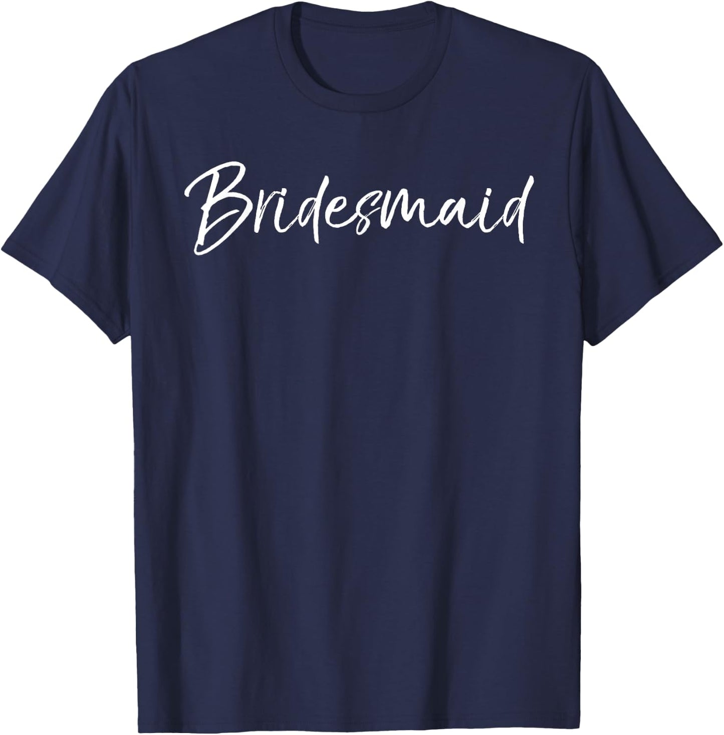 Bridal Party Gifts Cute Matching Bridesmaid T-Shirt - T-Shirt | Navy