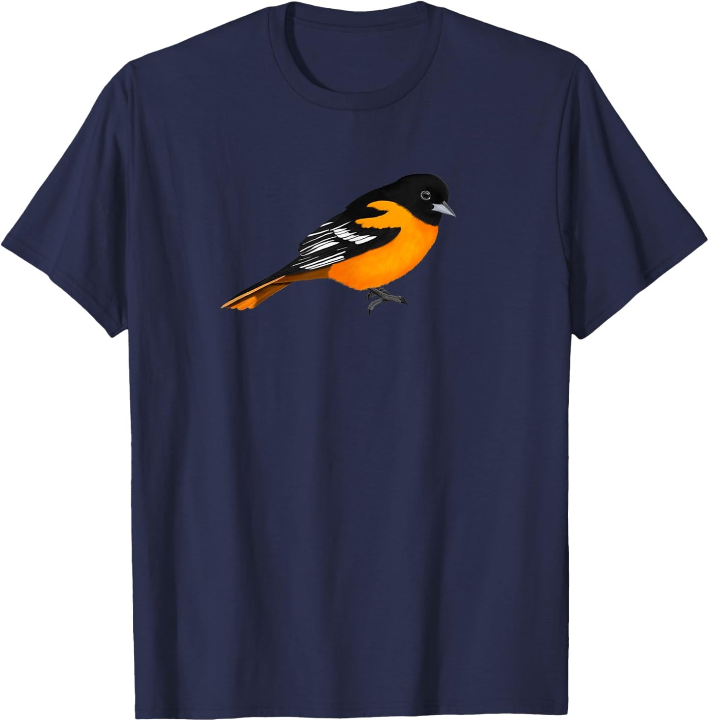 jz.birds Oriole Bird Birdlover Birdwatcher Ornithologist Biologist , Black T-Shirt - T-Shirt | Navy
