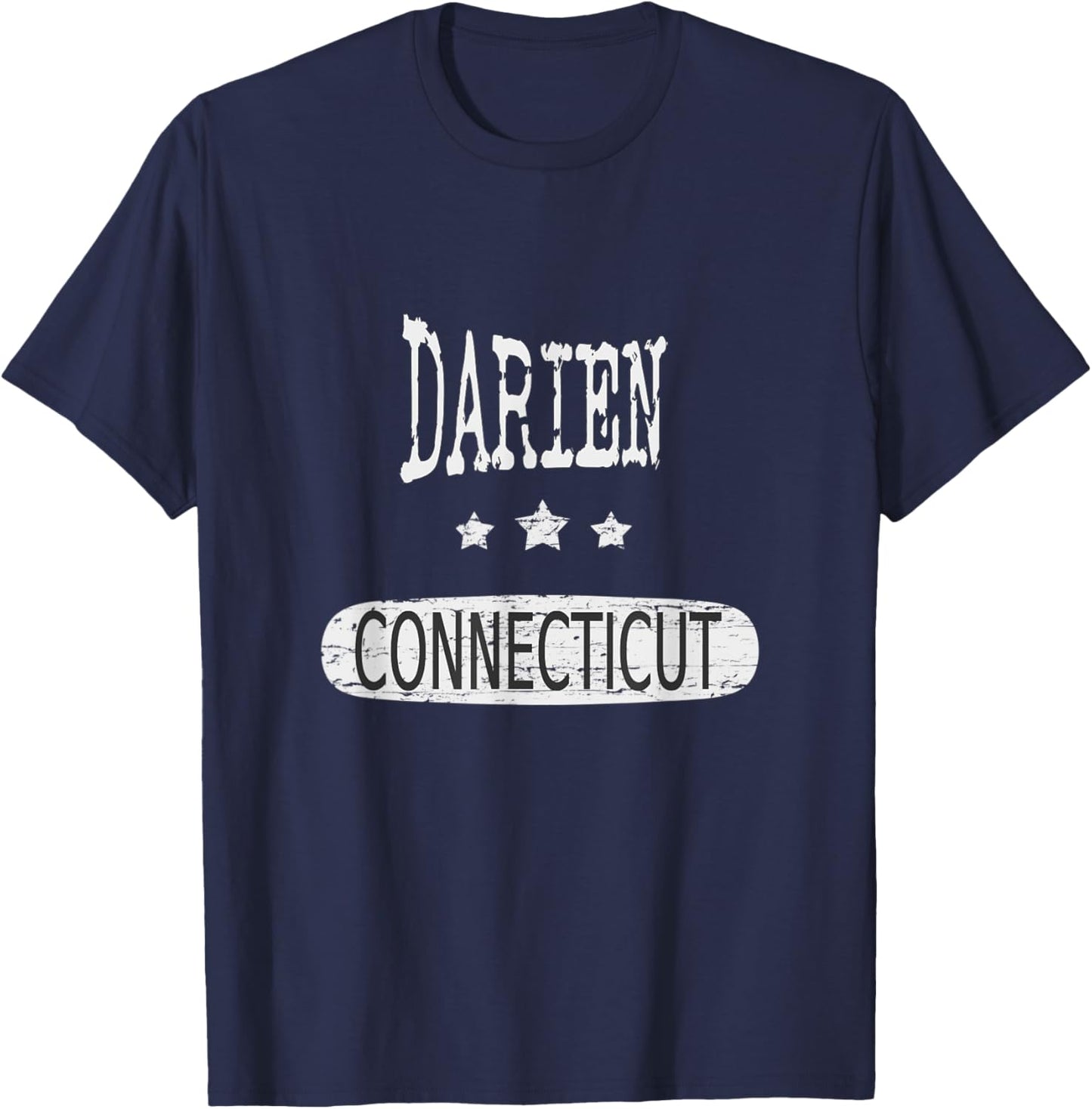 Vintage Darien Connecticut T-Shirt - T-Shirt | Navy