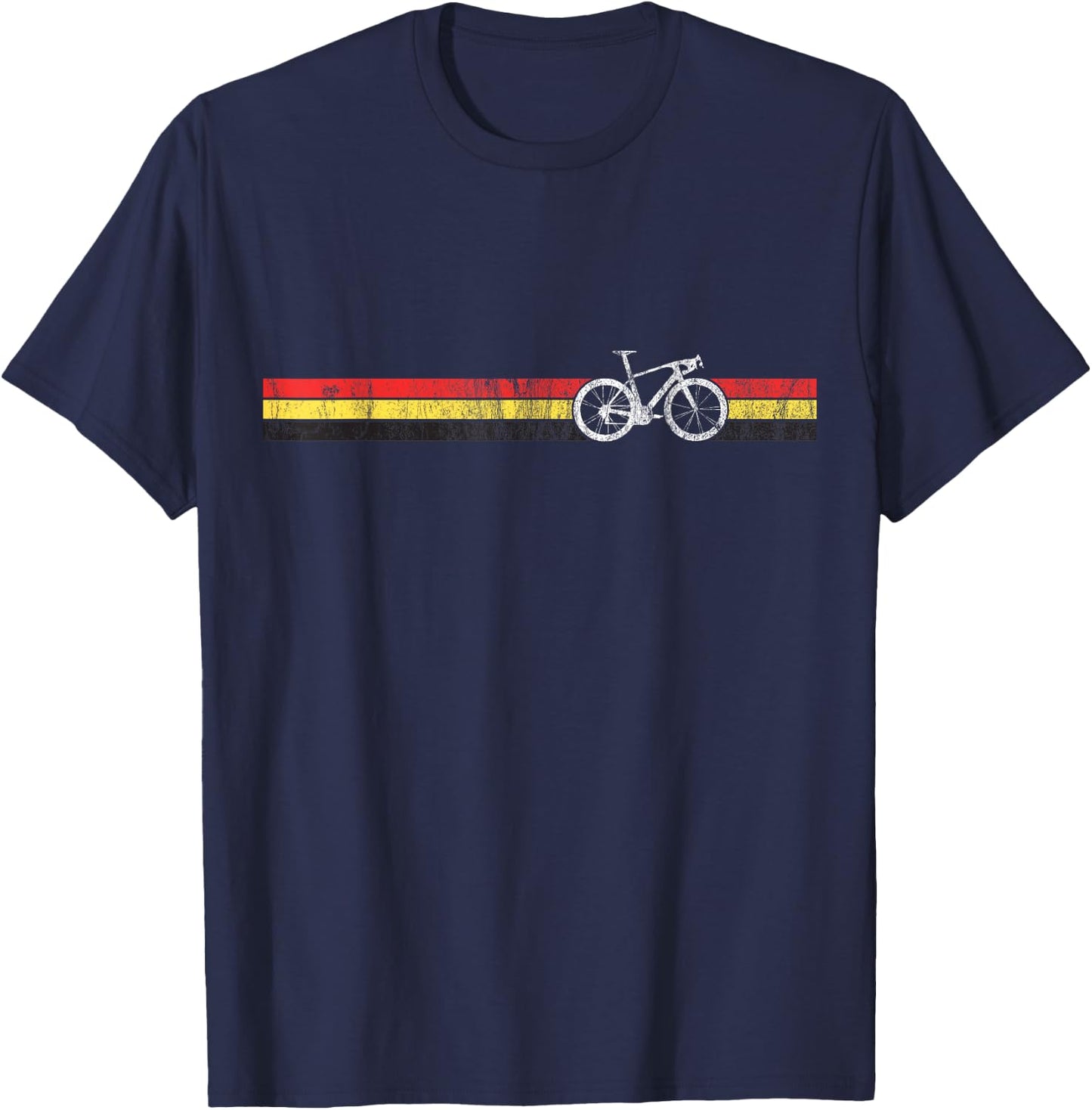 Cyclist Flag Belgium Design Belgian Bike Racing Cycling T-Shirt - T-Shirt | Navy