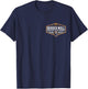 Awesome Build the Wall Trump Border Wall Construction Co T-Shirt - T-Shirt | Navy