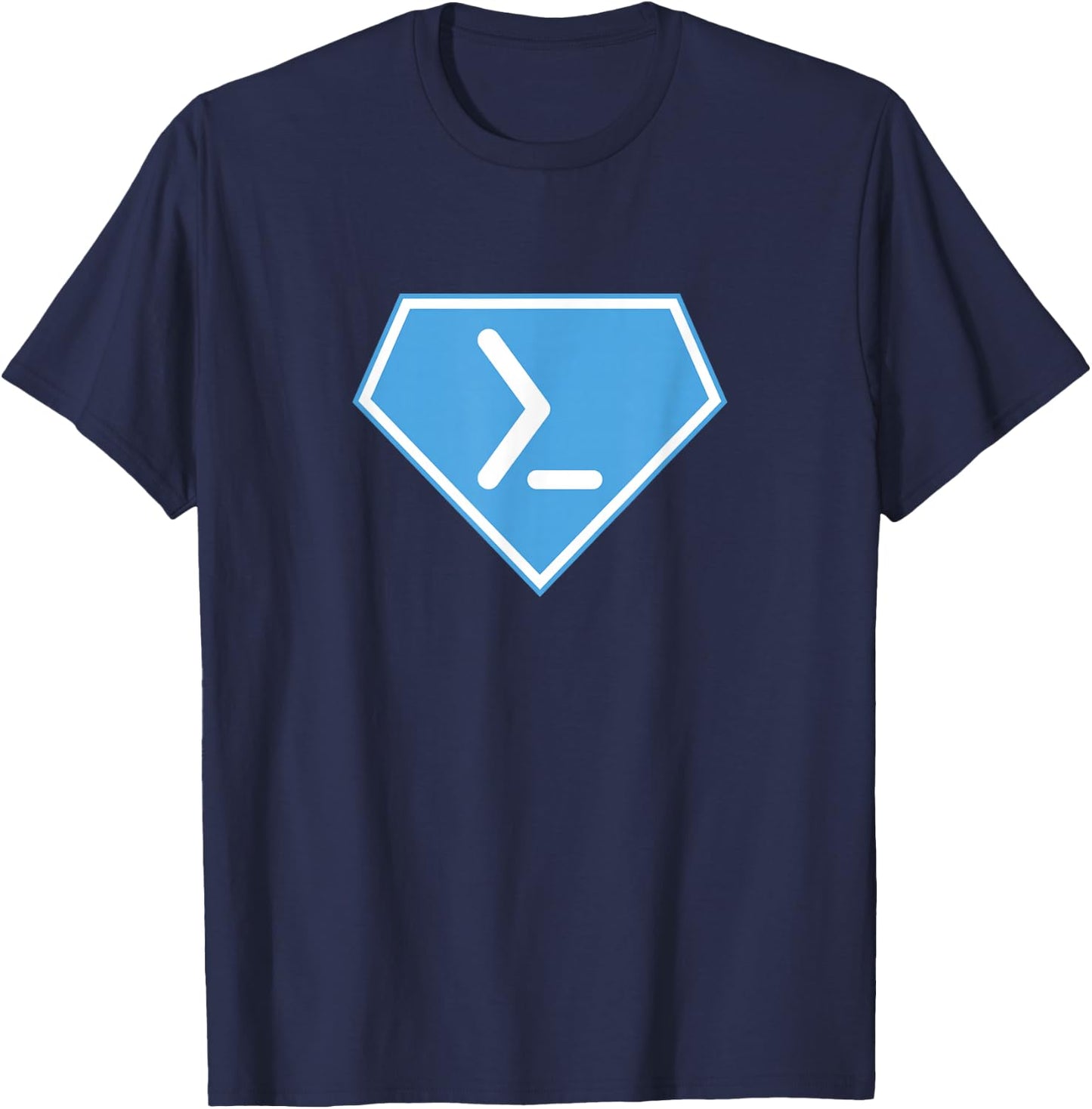 Powershell Super Power Diamond - Men Women T-Shirt - T-Shirt | Navy