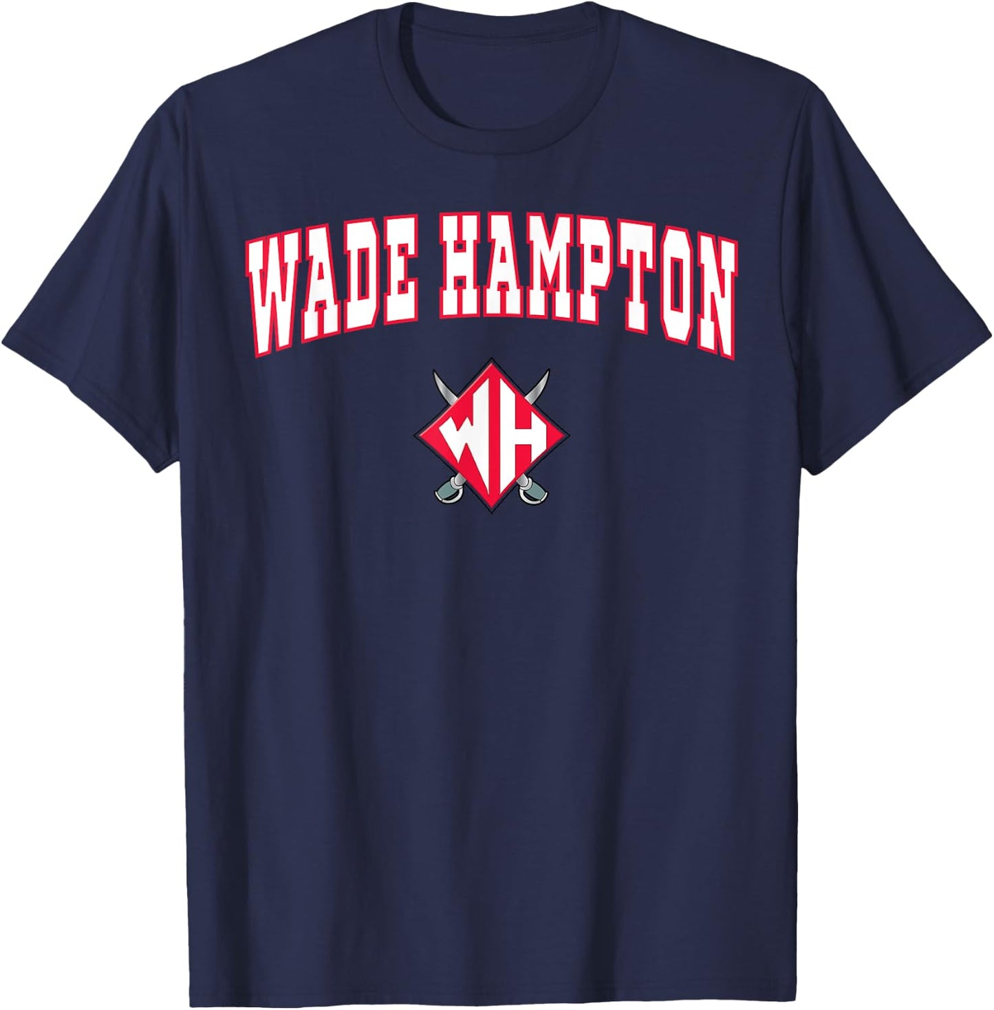 Wade Hampton High School Generals C2 T-Shirt - T-Shirt | Navy