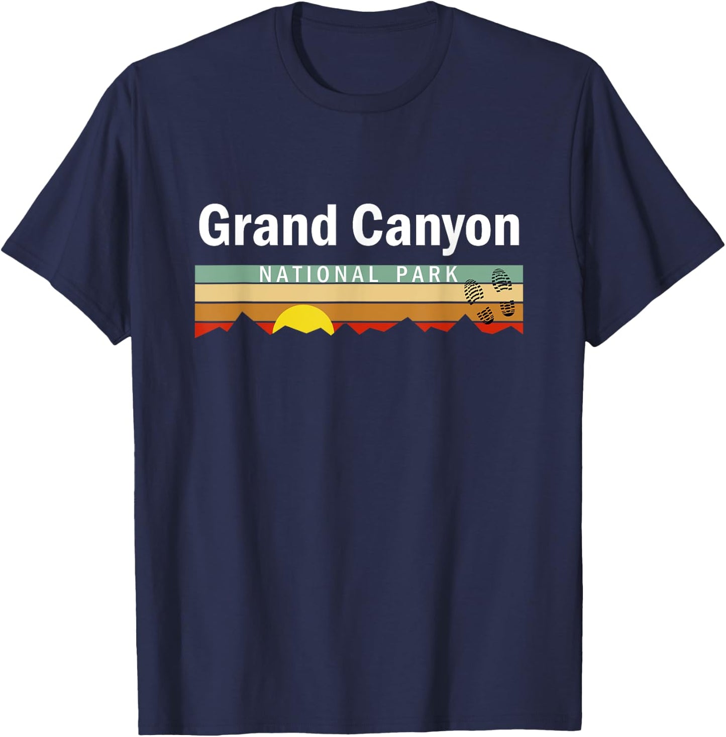 Grand Canyon National Park Hiking T-Shirt - T-Shirt | Navy