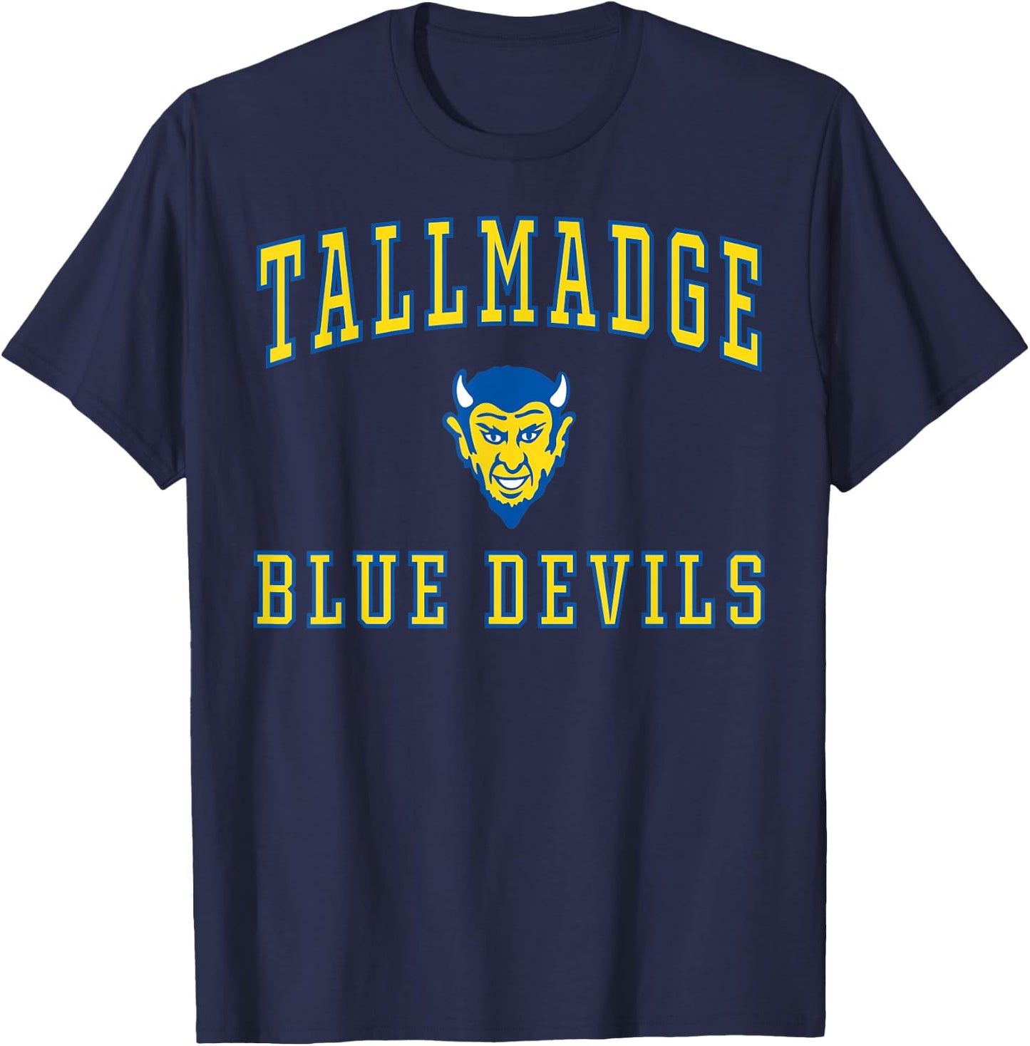 Tallmadge High School Blue Devils C1 T-Shirt - T-Shirt | Navy