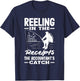 Reeling In The Receipts The Accountant's Catch Fishing T-Shirt - T-Shirt | Navy