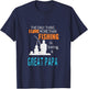 More Than Love Fishing Great Papa Special Great Grandpa T-Shirt - T-Shirt | Navy