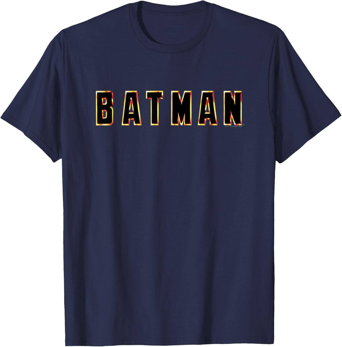 Batman (1989) Title Logo T-Shirt - T-Shirt | Navy