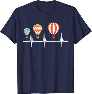 Hot Air Balloon Basket Air Hot Air Balloon Ride T-Shirt - T-Shirt | Navy