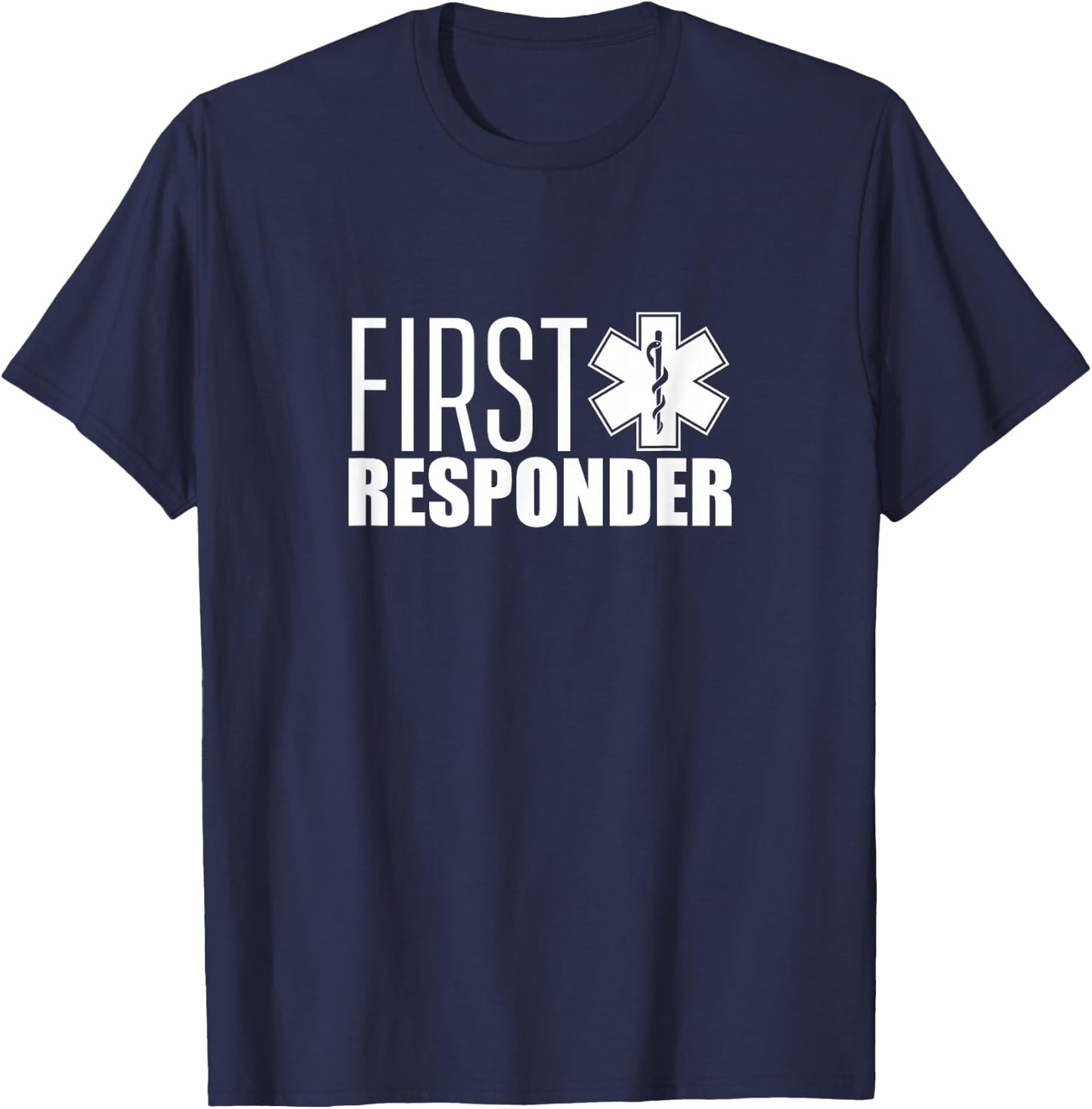 First Responder Emergency Paramedic EMT Aid Helper T-Shirt - T-Shirt | Navy