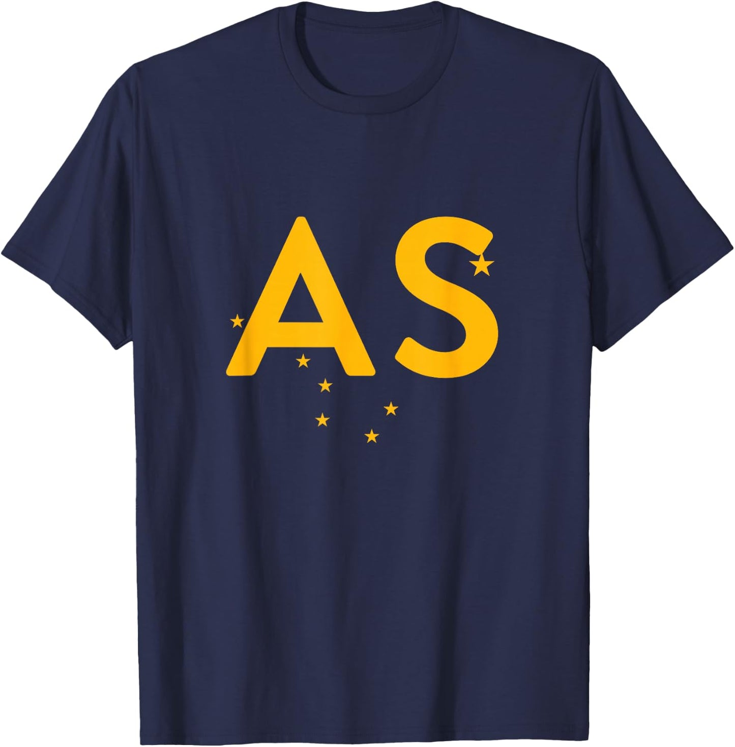 AS - Alaska Three Part Combo Design - Alaskan Flag Part 2 T-Shirt - T-Shirt | Navy