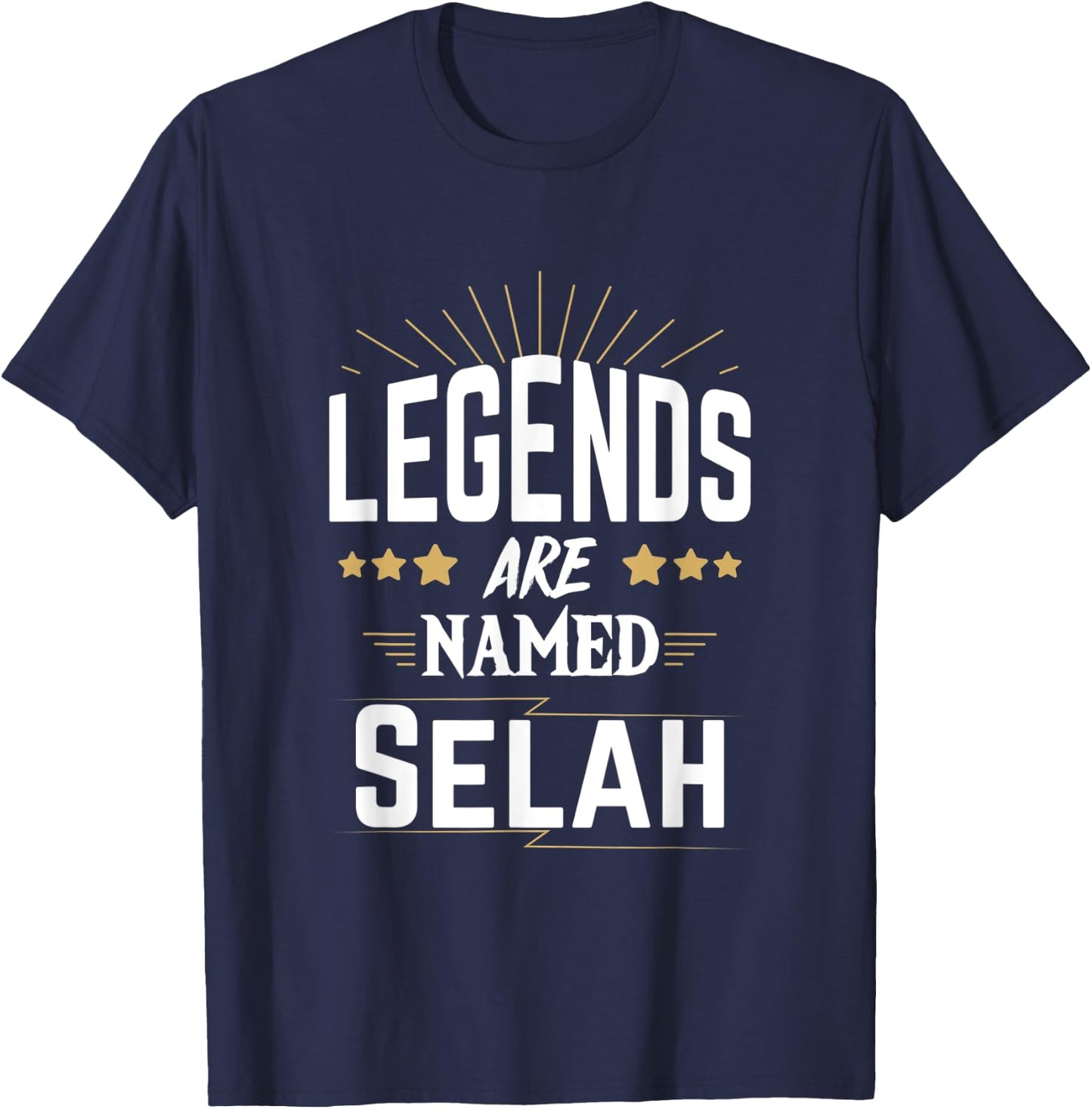 Legends Are Named Selah T-Shirt - T-Shirt | Navy