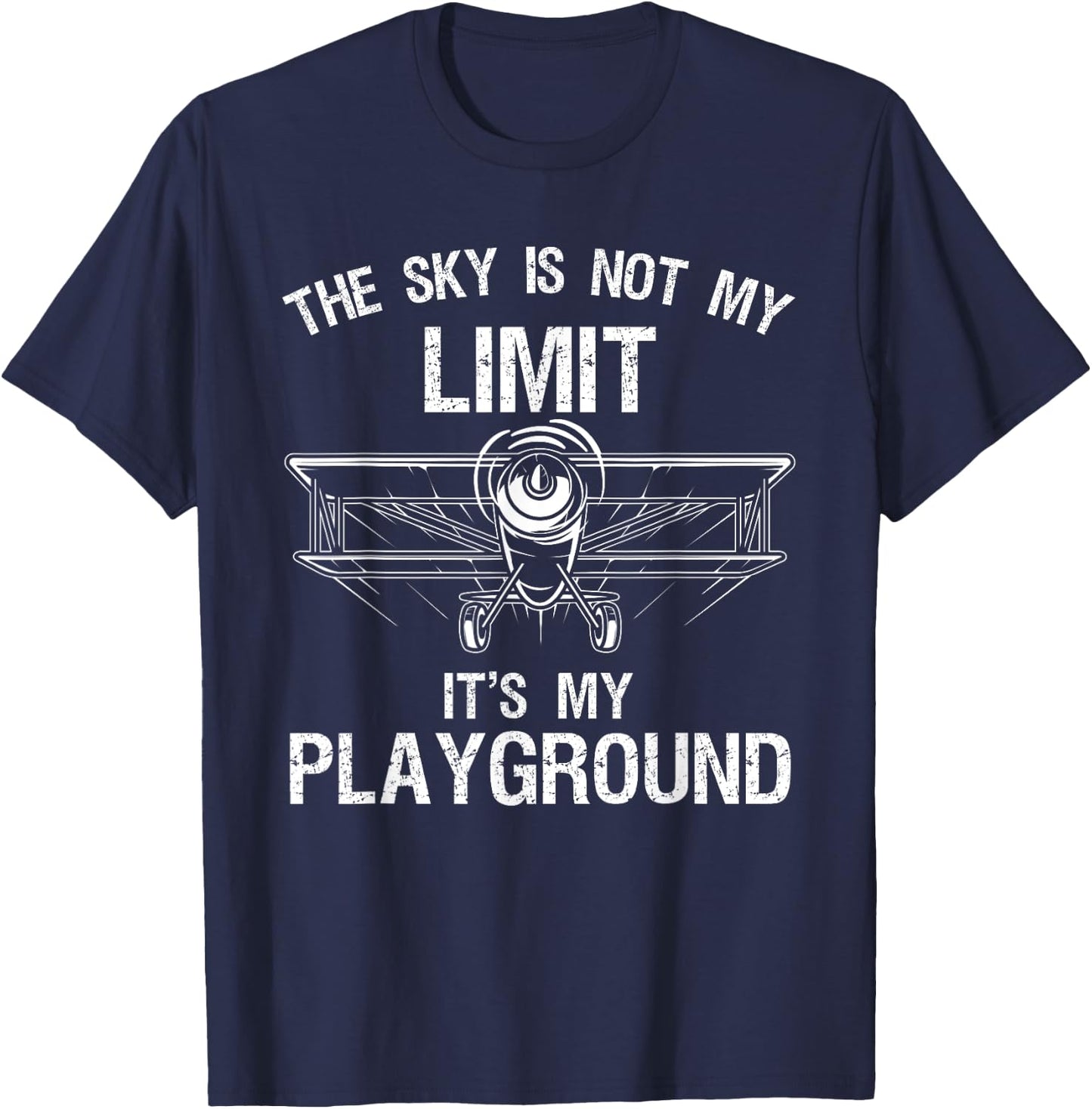 Funny Pilot Art Women Airplane Pilot Aviation T-Shirt - T-Shirt | Navy