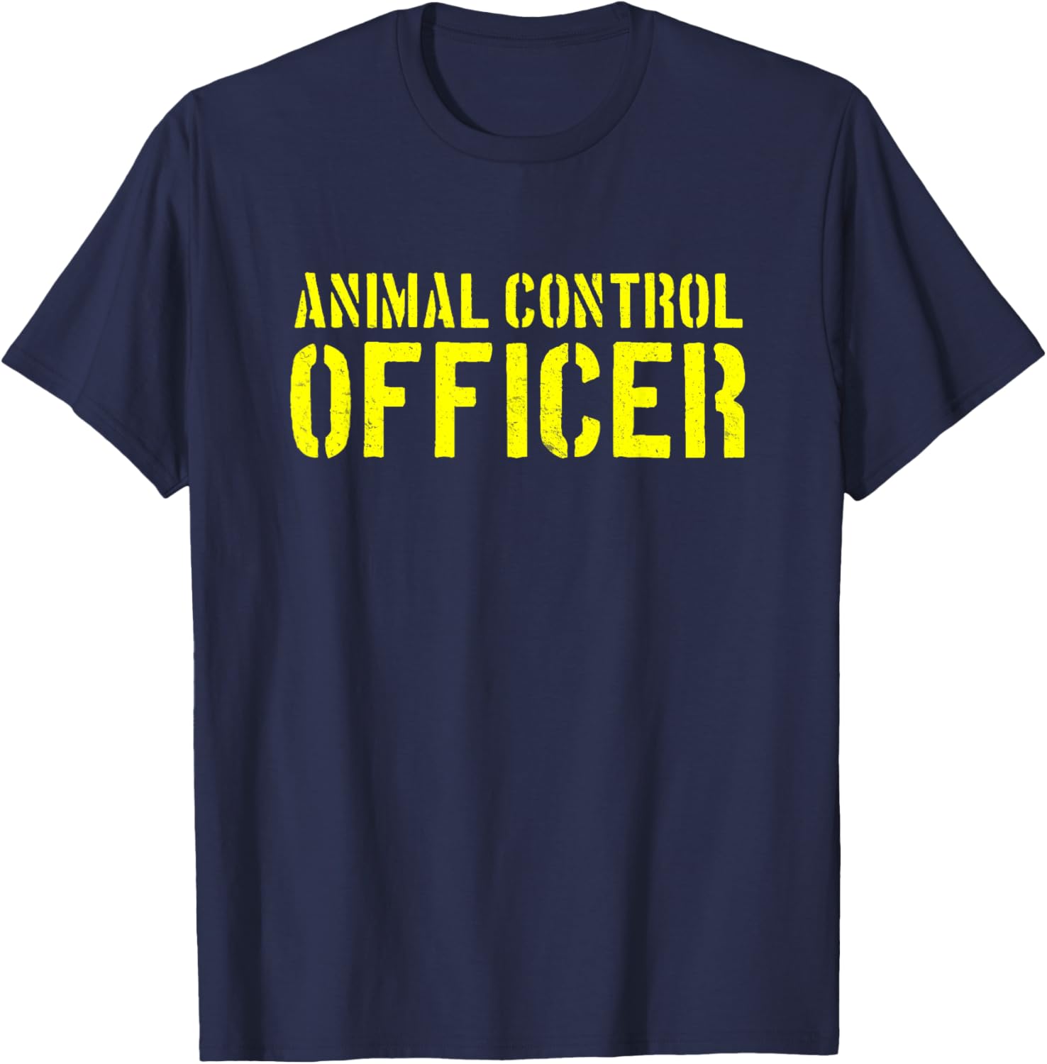 Animal Control Officer Public Safety Uniform Patrol T-Shirt - T-Shirt | Navy