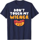 Dont touch my Wiener funny Hotdog Lover Women T-Shirt - T-Shirt | Navy