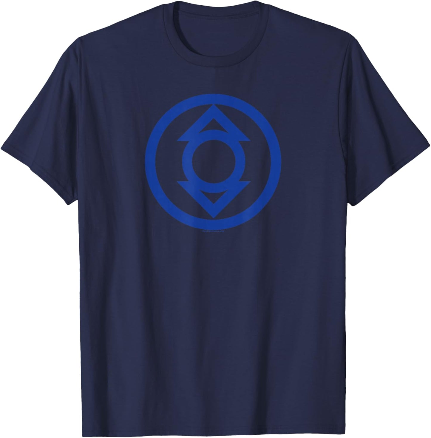 Green Lantern Blue Emblem T Shirt T-Shirt - T-Shirt | Navy