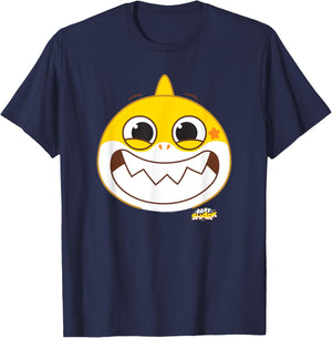 Baby Shark Smiling T-Shirt - T-Shirt | Navy