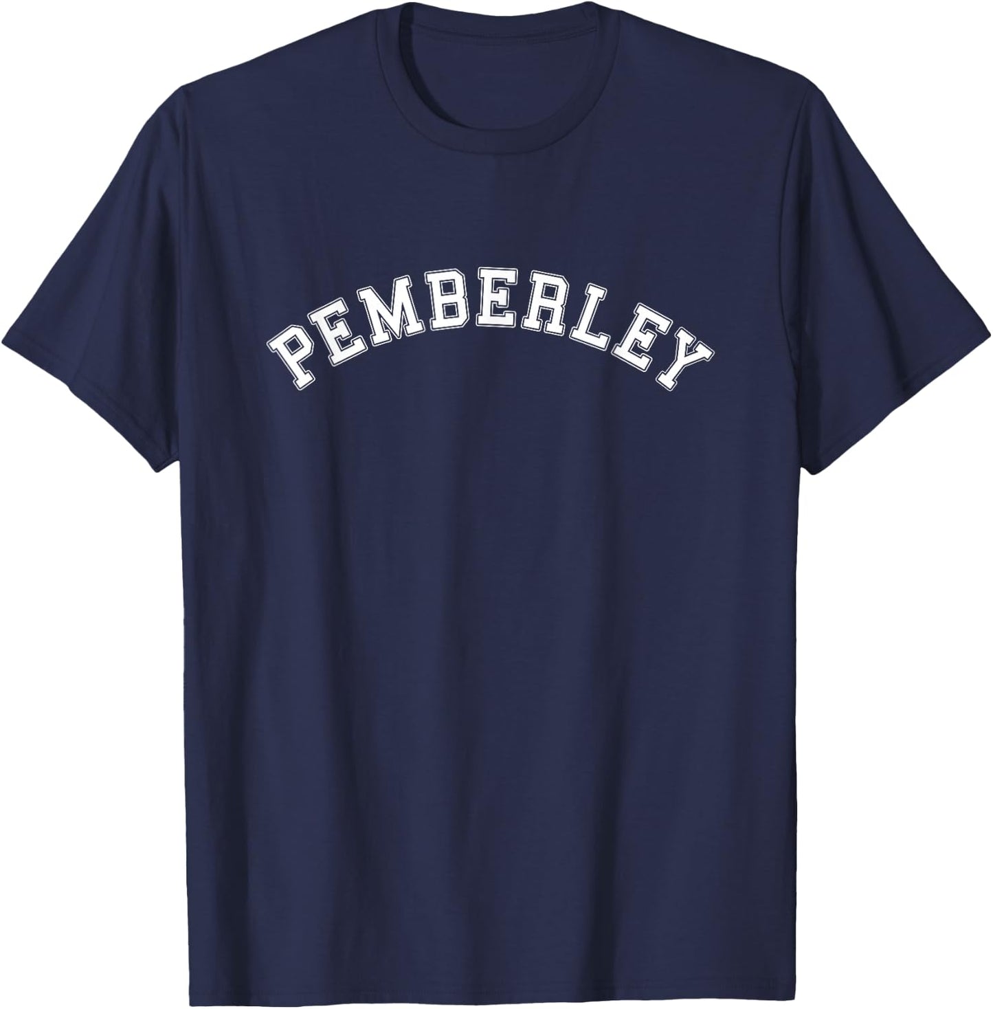 Pemberley Pride and Prejudice Jane Austen Book Lover T-Shirt - T-Shirt | Navy
