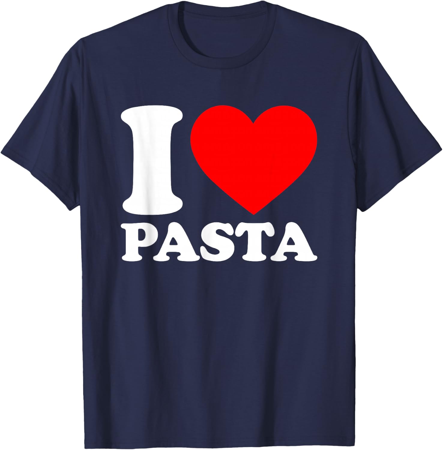 I Love Pasta T-Shirt - T-Shirt | Navy