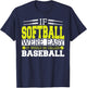 If Softball Was Easy It Would Be Called Baseball - Softball T-Shirt - T-Shirt | Navy