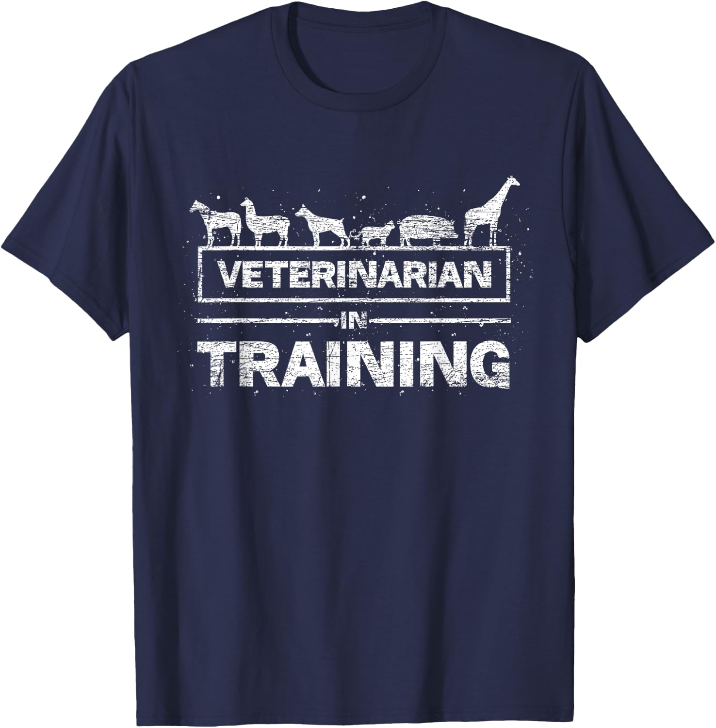 Veterinary Student Veterinarian In Training Future Vet T-Shirt - T-Shirt | Navy
