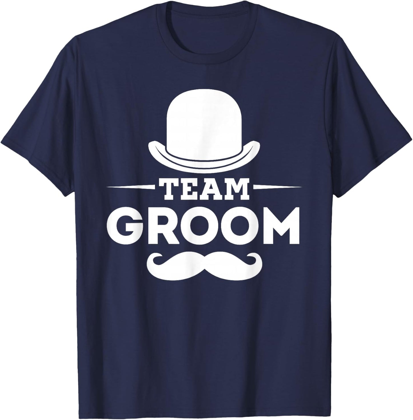Team Groom Crew Party Squad Grooms Bachelor T-Shirt - T-Shirt | Navy