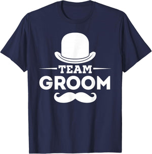 Team Groom Crew Party Squad Grooms Bachelor T-Shirt - T-Shirt | Navy