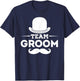 Team Groom Crew Party Squad Grooms Bachelor T-Shirt - T-Shirt | Navy