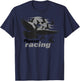 Pigeon Racing Shirt | Classic Bird Racers' Gift T-Shirt - T-Shirt | Navy