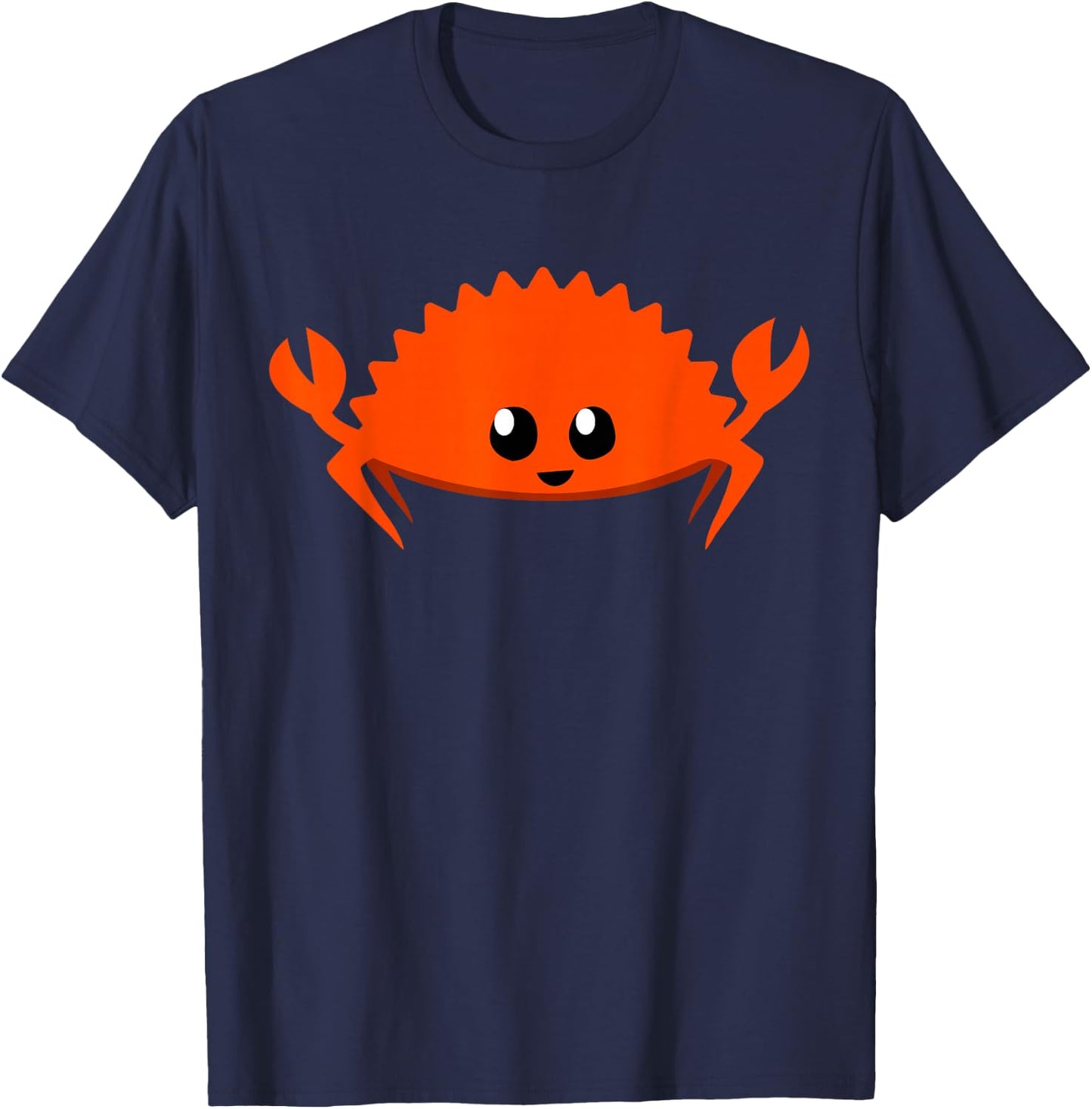 Happy Ferris Rustacean Programmer Computer Science Teacher T-Shirt - T-Shirt | Navy