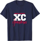 Cross Country XC Grandma - Hand Lettered Gift Grandma T-Shirt - T-Shirt | Navy