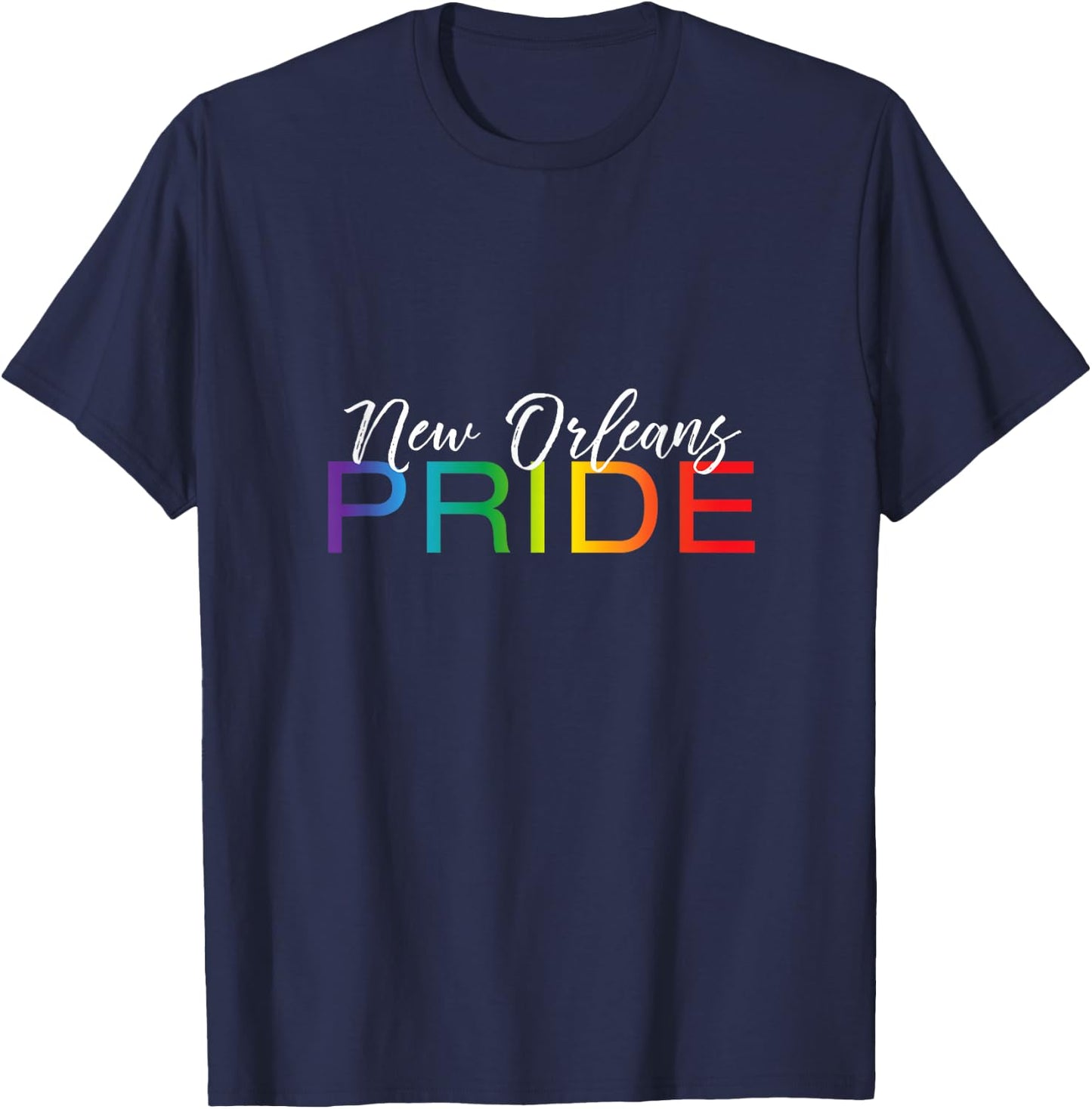 New Orleans Pride Shirt, Cute Gay Pride Monthly Gift T-Shirt - T-Shirt | Navy
