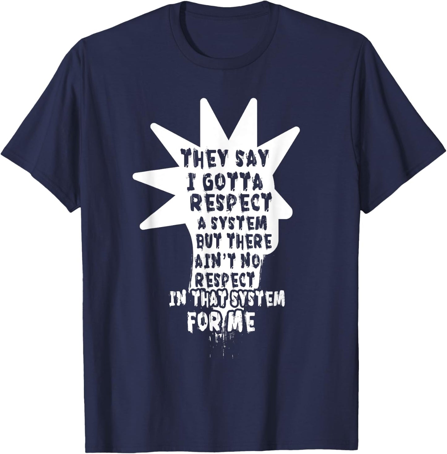 Punker System Heavy Metal Punk Rock Rocker Band Subculture T-Shirt - T-Shirt | Navy