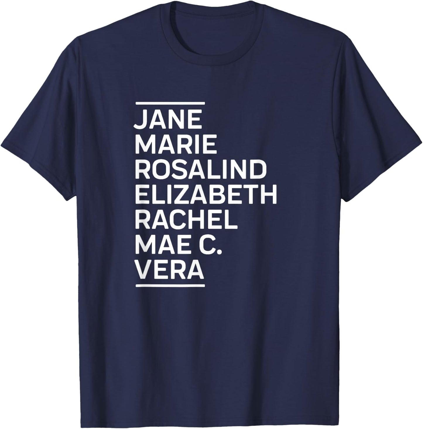 Famous Women in Science STEM for Girls Future Scientist T-Shirt - T-Shirt | Navy