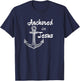Anchored In Jesus Christian Nautical or Fishing Design T-Shirt - T-Shirt | Navy
