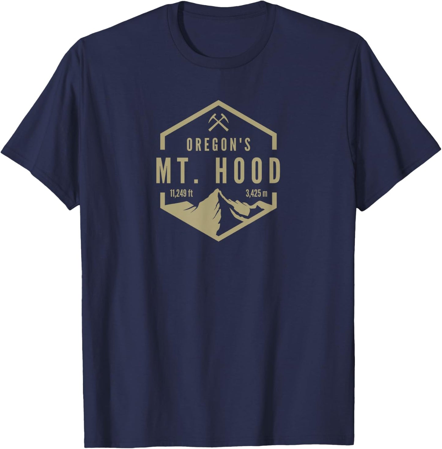 Oregon Mountain Mt. Hood T-Shirt - T-Shirt | Navy