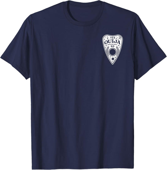 Ouija Vintage Planchette Pocket Logo T-Shirt - T-Shirt | Navy